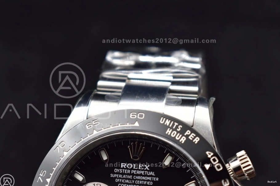 Case And TechFriendly Daytona Clean SS Bracelet 904L 728 116500 Black V3 Dial 0812